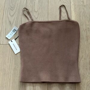 NWT Aritzia Babaton Alaska Sculpt Knit tank, S